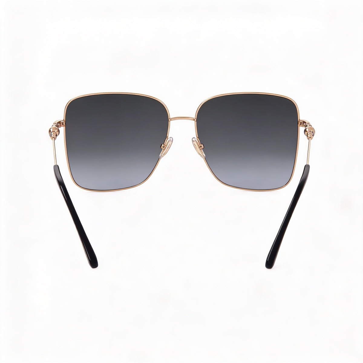 Jimmy Choo Hester/S Black Gold Square Sunglasses for Women, 59mm, Photo 3
