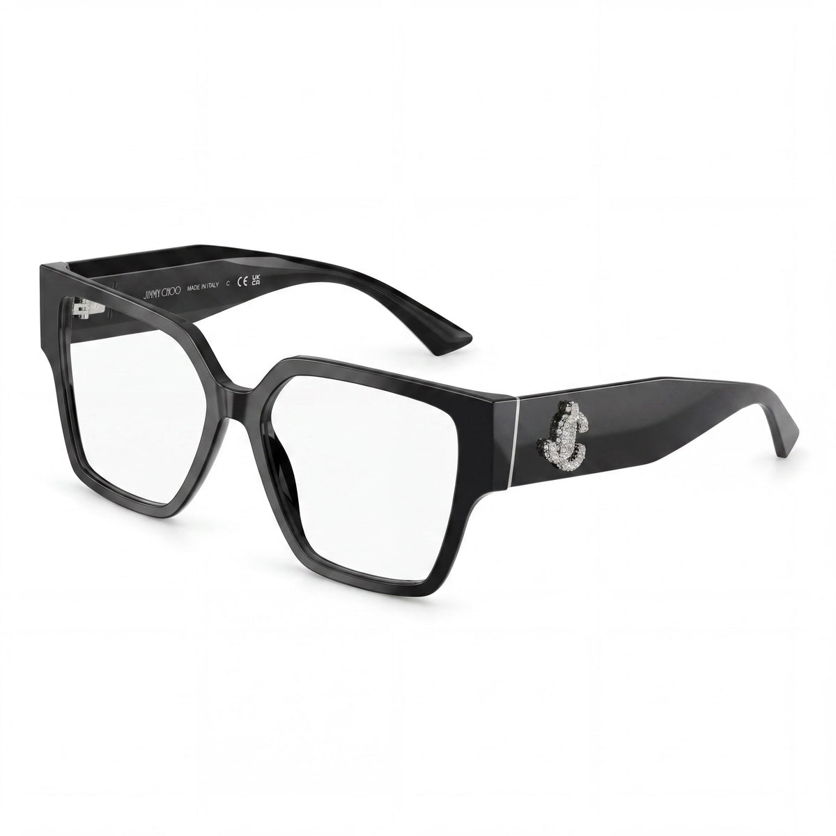 Gafas cuadradas para mujer Jimmy Choo JC 3032 B en color negro, Photo 1