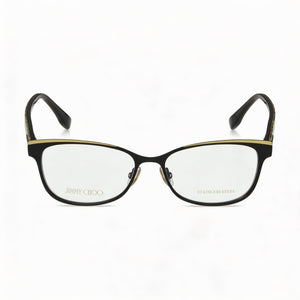 Jimmy Choo JC147 Rectangle Eyeglasses for Women — front view, Metal