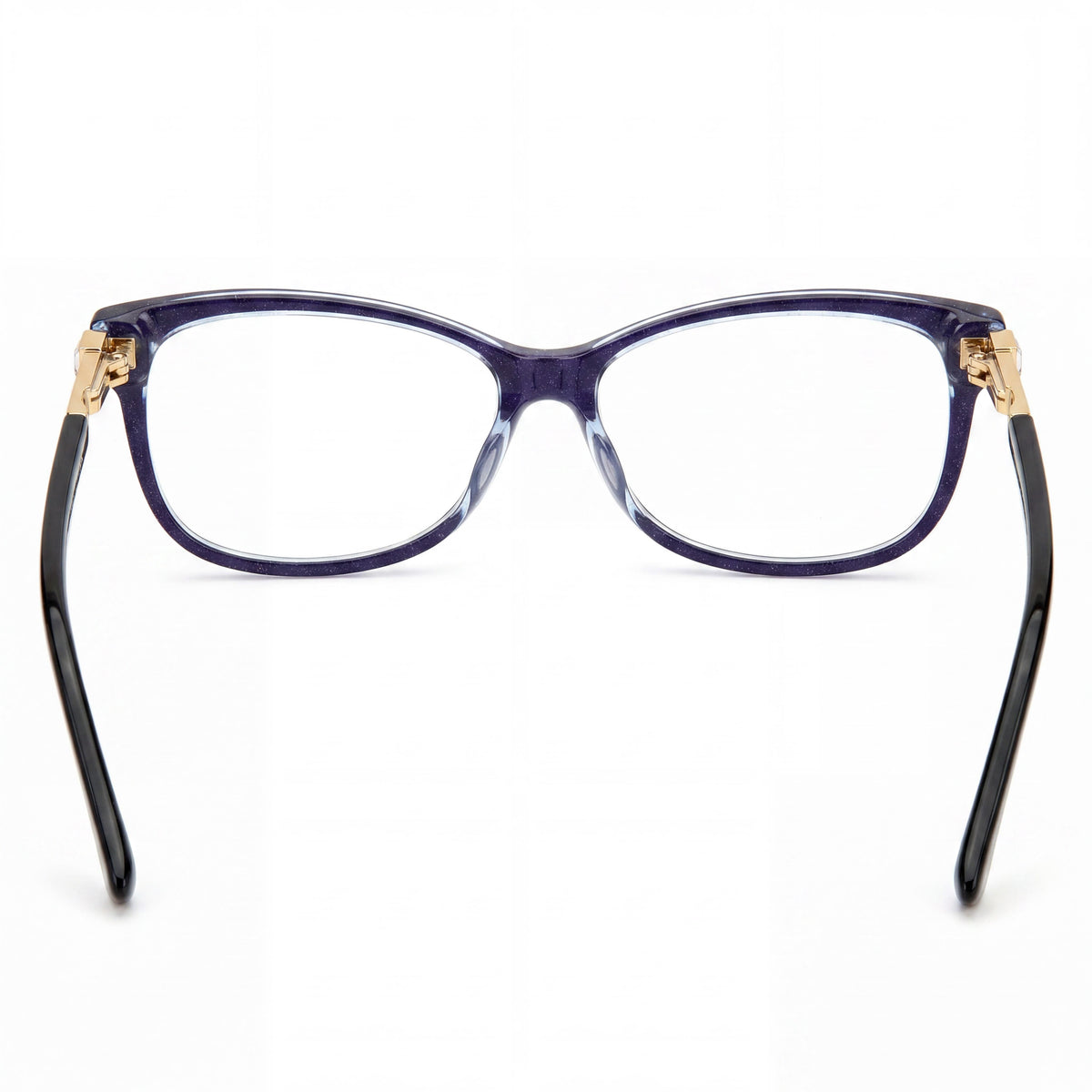 Jimmy Choo JC273 Blue Glitter Rectangle Eyeglasses for Women, 53mm, Photo 3
