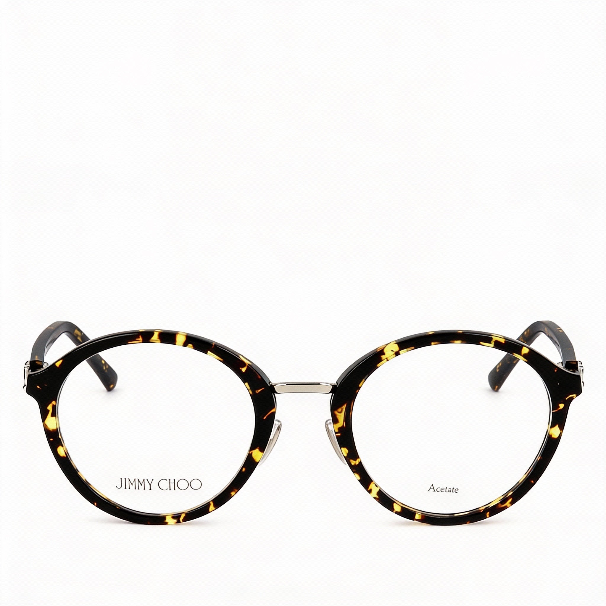Jimmy Choo JC311 Havana Round Eyeglasses for Women, Acetate 49mm, Photo 2