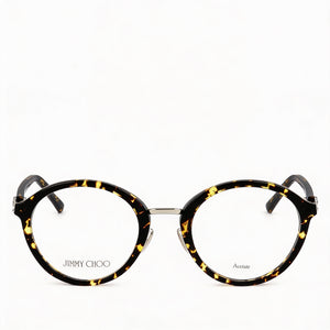 Jimmy Choo JC311 Round Eyeglasses for Women — front view, Acetate