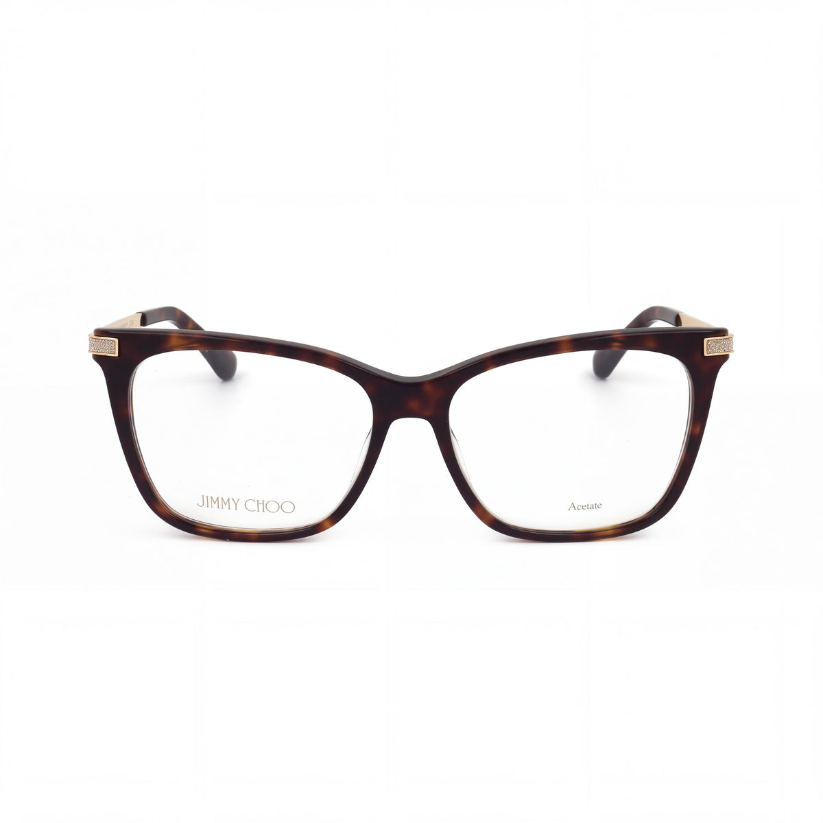 Jimmy Choo Jc353 Havana Rectangle Eyeglasses for Women, 53mm, Photo 2