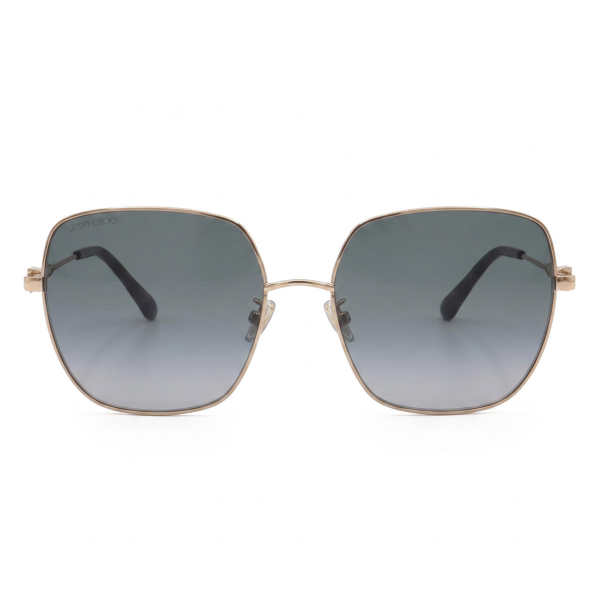 Jimmy Choo KORI/G/SK Gold Black Square Sunglasses for Women, 60mm, Photo 2