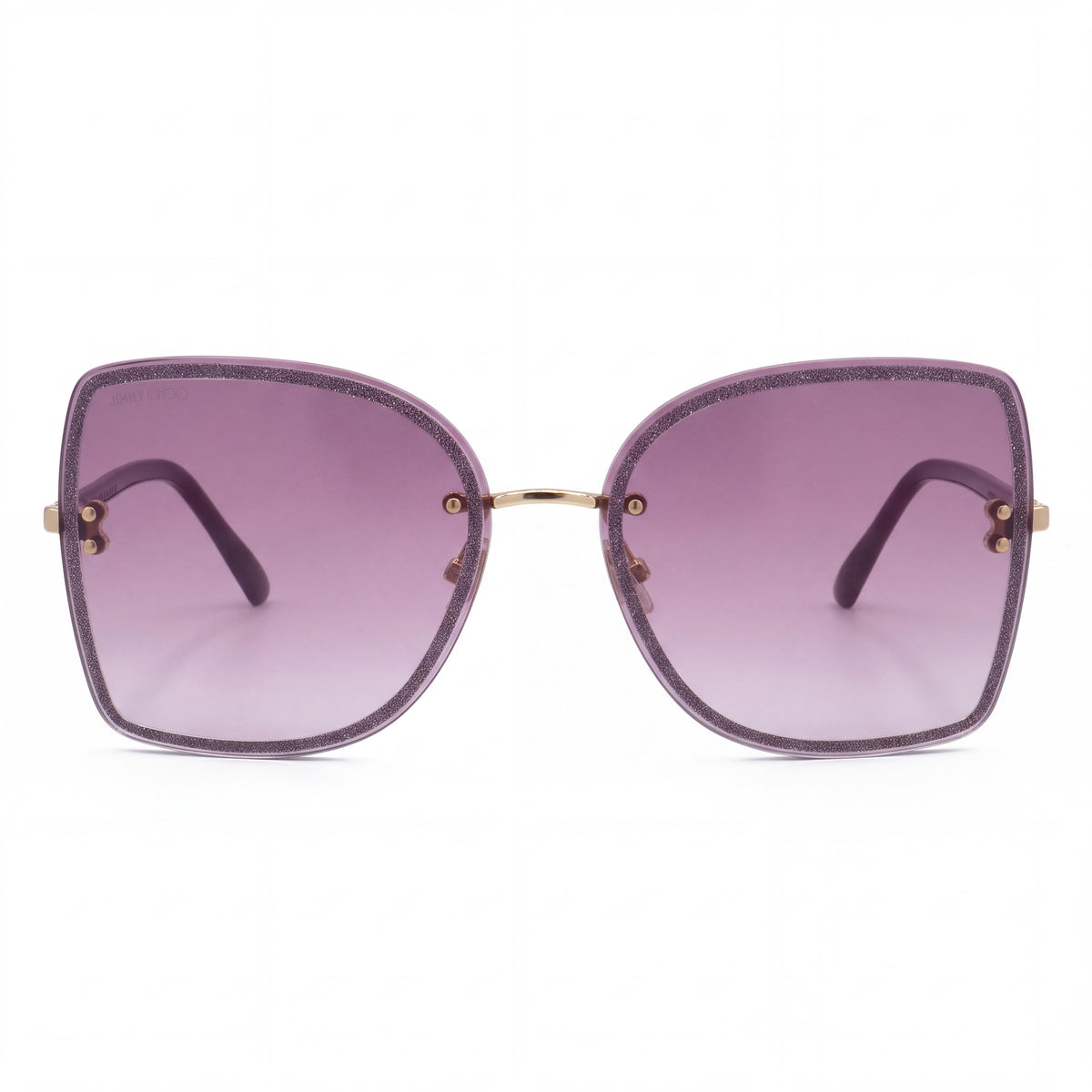 Jimmy Choo LETI/S Gold Plum Butterfly Sunglasses for Women, 62mm, Photo 2