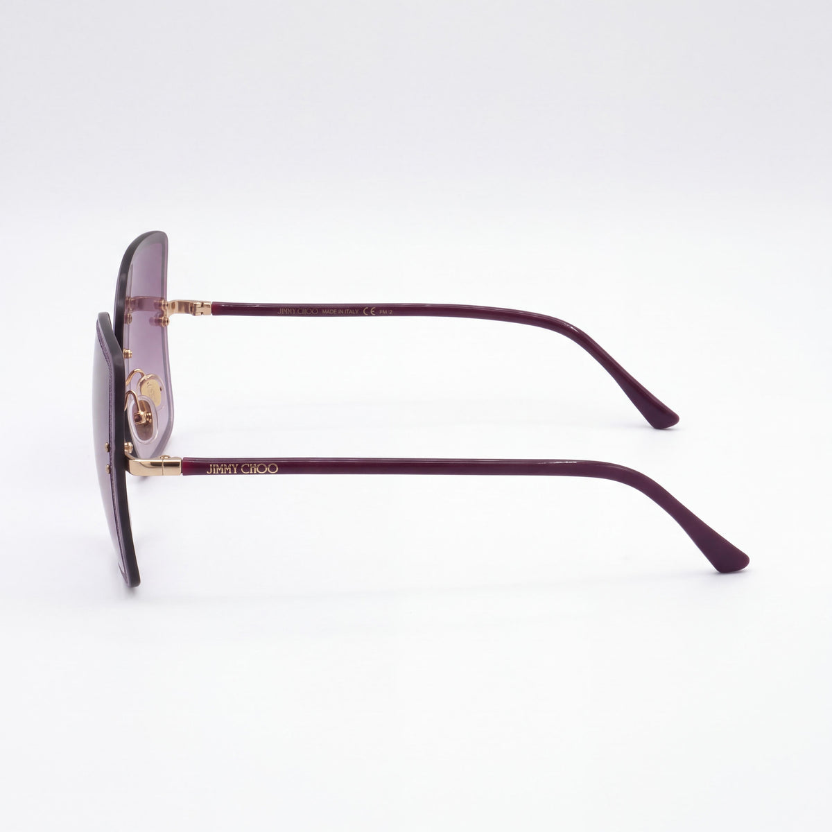 Jimmy Choo LETI/S Gold Plum Butterfly Sunglasses for Women, 62mm, Photo 3