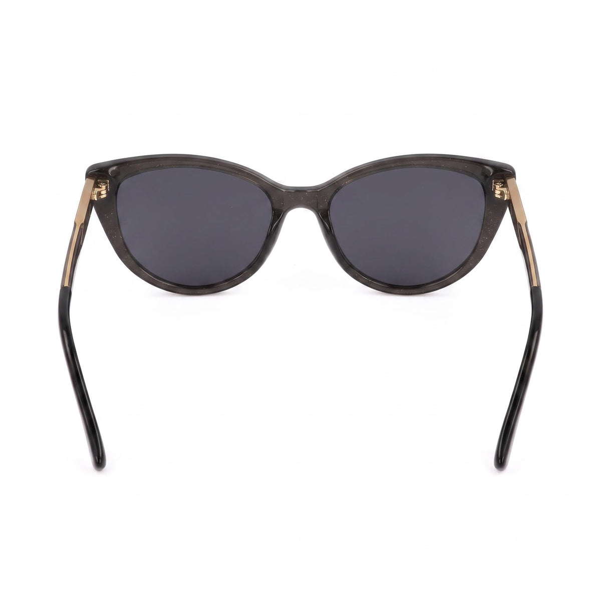 JIMMY CHOO Gafas de Sol de Mujer Cat Eye, Montura de Plástico Gris con Purpurina, Lentes Grises con Purpurina, 100% Protección UV, 56mm, Photo 4