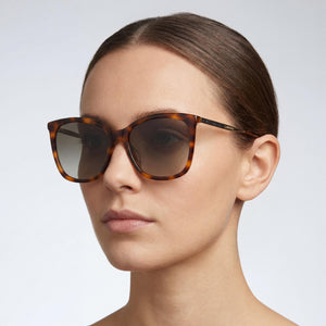 Jimmy Choo NEREA/G/S Havana Sunglasses Women - lifestyle wear, city streets and open-air cafes