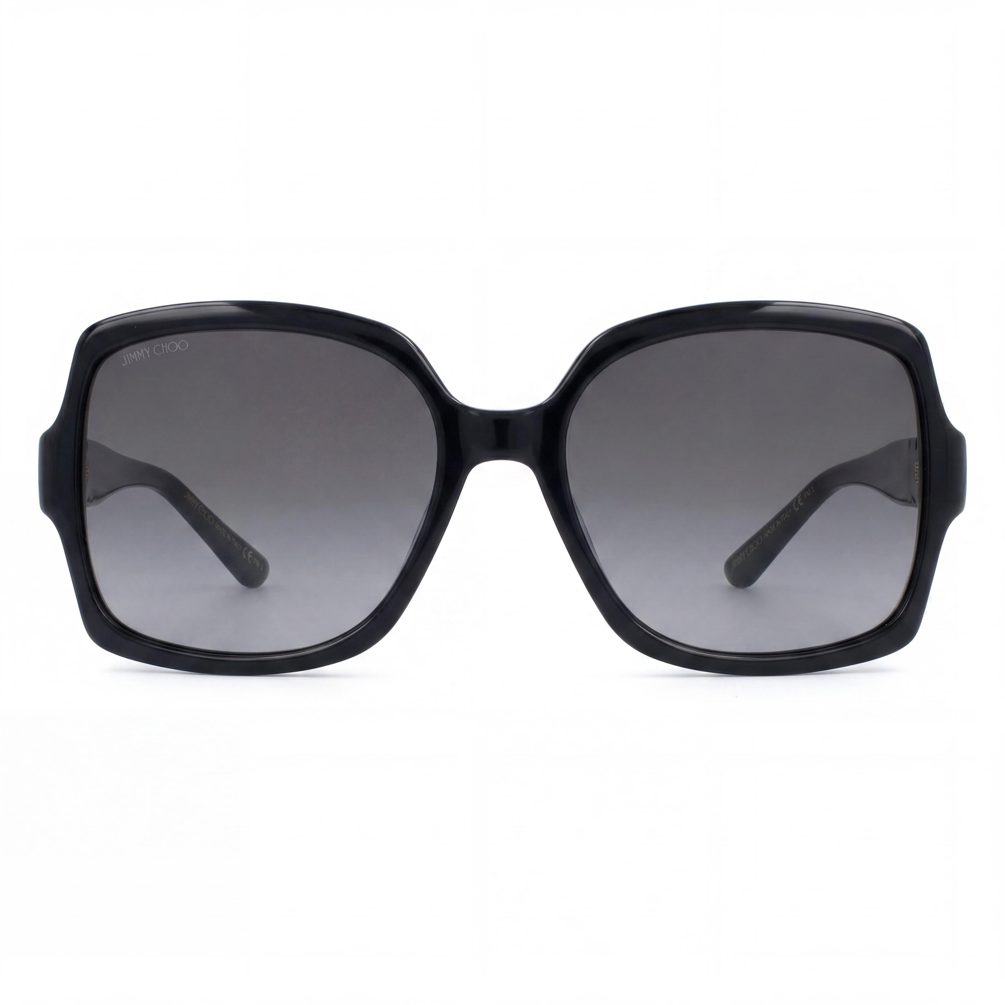 Jimmy Choo Sammi/G/S Black Square Gradient Sunglasses Unisex, 55mm, Photo 2