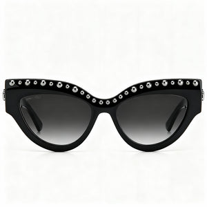 Jimmy Choo Sonja/G/S Cat Eye Sunglasses for Women — front view, Acetate frame