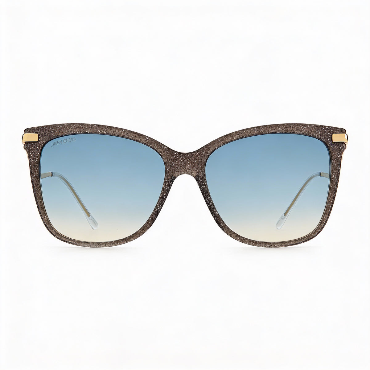 Jimmy Choo Steff/s Grey Gold Square Sunglasses for Women, 55mm, Photo 2