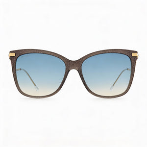 Jimmy Choo Steff/s Square Sunglasses for Women — front view, Acetate frame