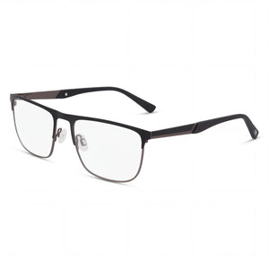 Joe 4103 Black Rectangle Eyeglasses for Men, Acetate frame
