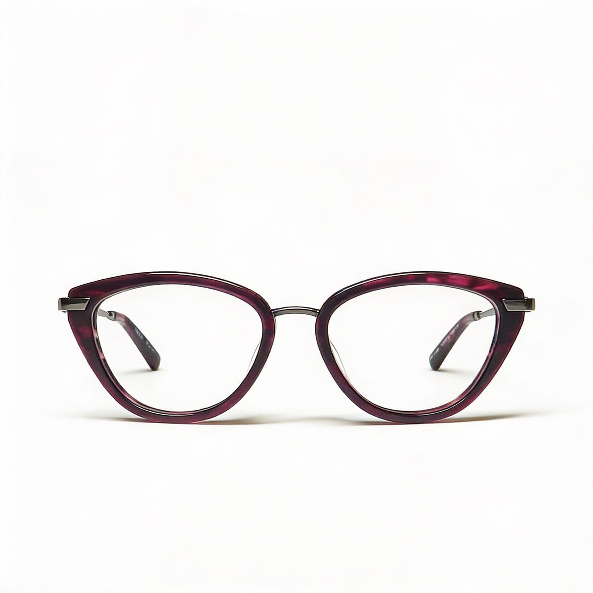 Lentes ópticos Jones New York J235 Petite morados y gunmetal para mujer, 49 mm, Photo 2