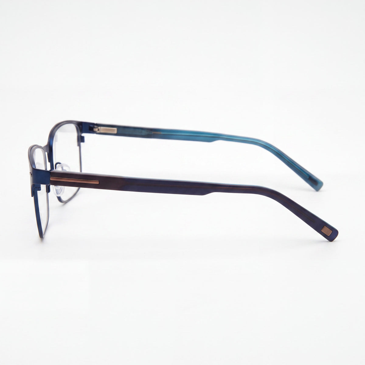 Gafas graduadas rectangulares para hombre Jones New York J356 azules, 56 mm, Photo 2
