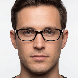Jones New York J730 Black Eyeglasses Men — lifestyle wear, morning news and coffee routines
