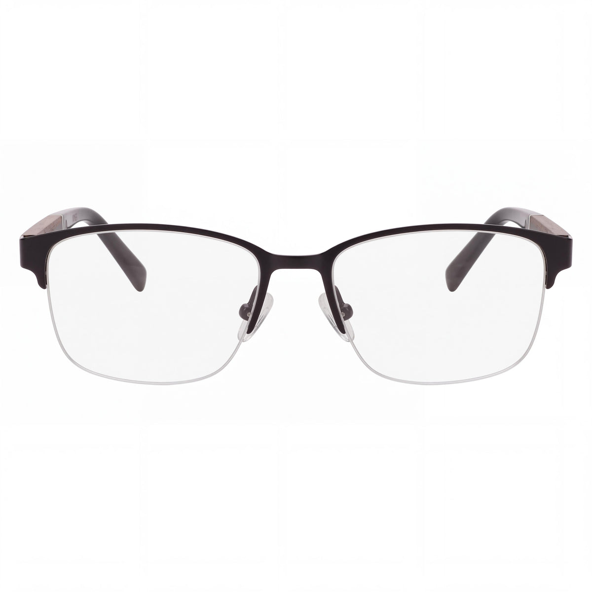 Jones New York Vjom375 Black Rectangle Eyeglasses for Men, 53mm, Photo 2