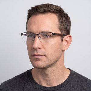 Jones New York Vjom375 Black Eyeglasses Men — lifestyle wear, morning news and coffee routines