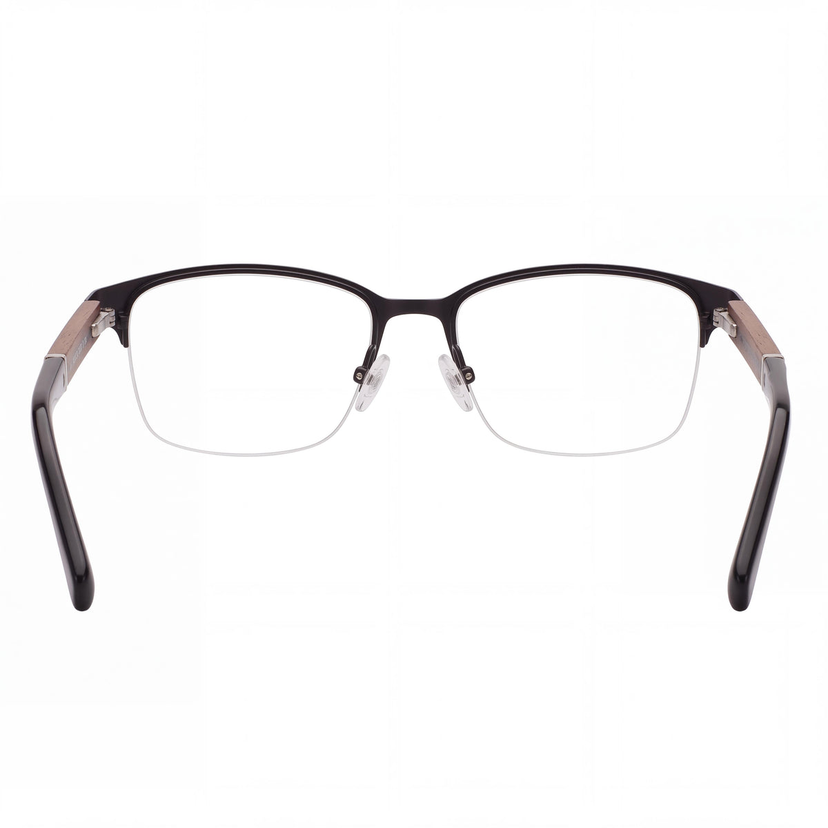 Jones New York Vjom375 Black Rectangle Eyeglasses for Men, 53mm, Photo 3