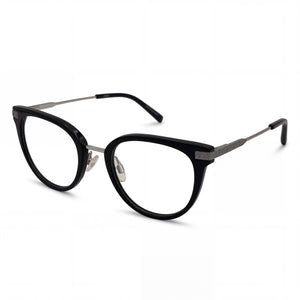 Jones New York VJON789 Black Soft Square Eyeglasses for Men, Plastic frame