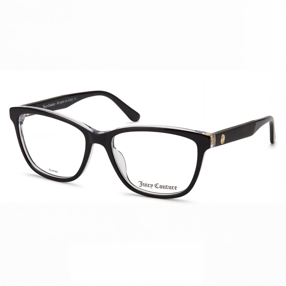 Gafas graduadas rectangulares para mujer Juicy Couture JU 187 negras, 53 mm, Photo 1