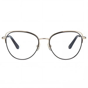 Juicy Couture JU 200/G Cat Eye Eyeglasses Unisex — front view, Stainless Steel