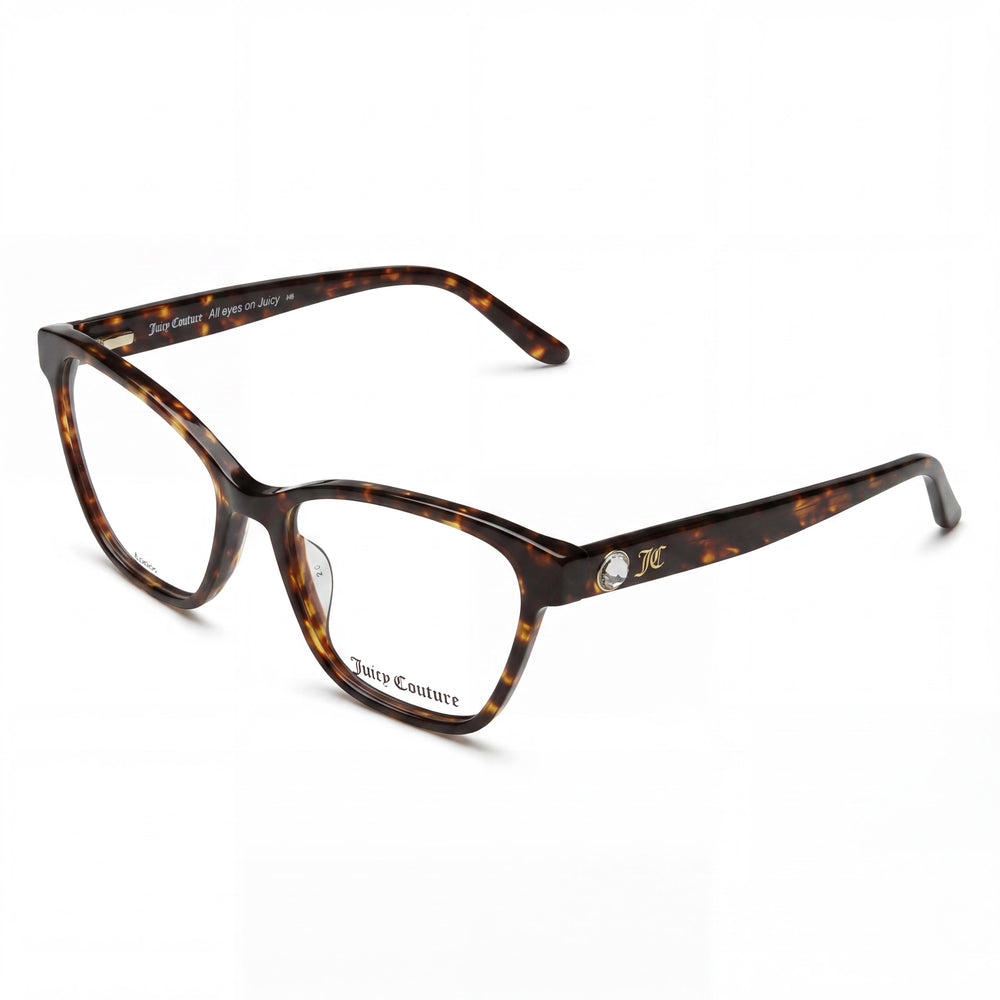 Juicy Couture JU 215 Havana Cat Eye Eyeglasses for Women, Acetate frame