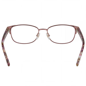 Juicy Couture JU 223 Rectangle Eyeglasses for Women — front view, Stainless Steel