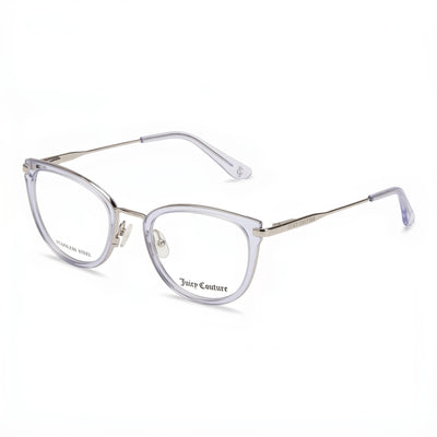 Juicy Couture JU 226/G Transparent Cat Eye Eyeglasses for Women, Polyamide frame