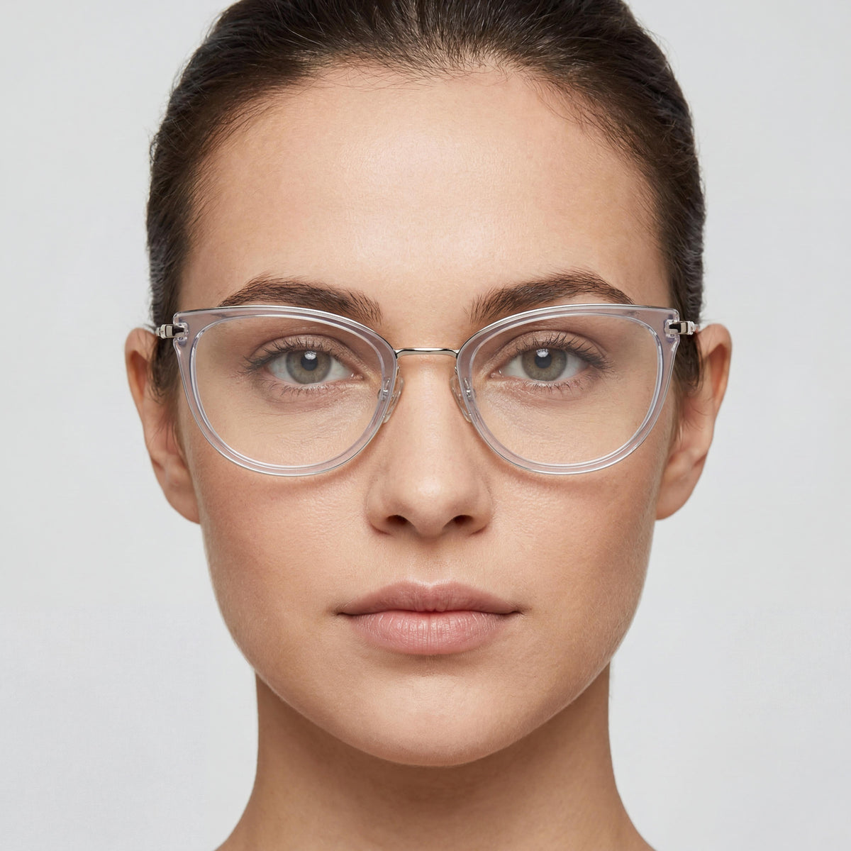 Juicy Couture JU 226/G Transparent Cat Eye Eyeglasses for Women, 50mm, Photo 4