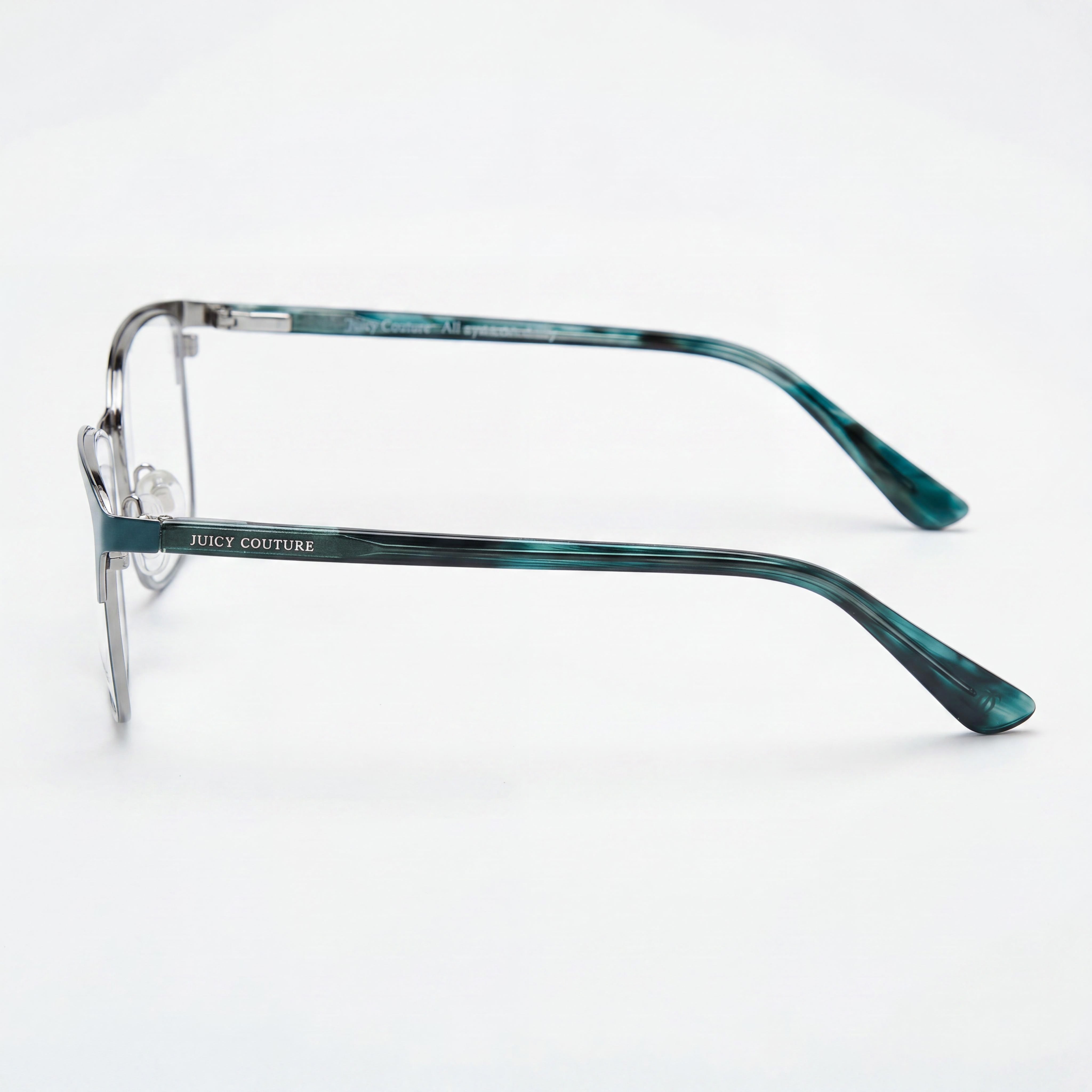 Gafas Unisex Cuadradas Teal Juicy Couture JU 232, Acero Aleado 52mm, Photo 2