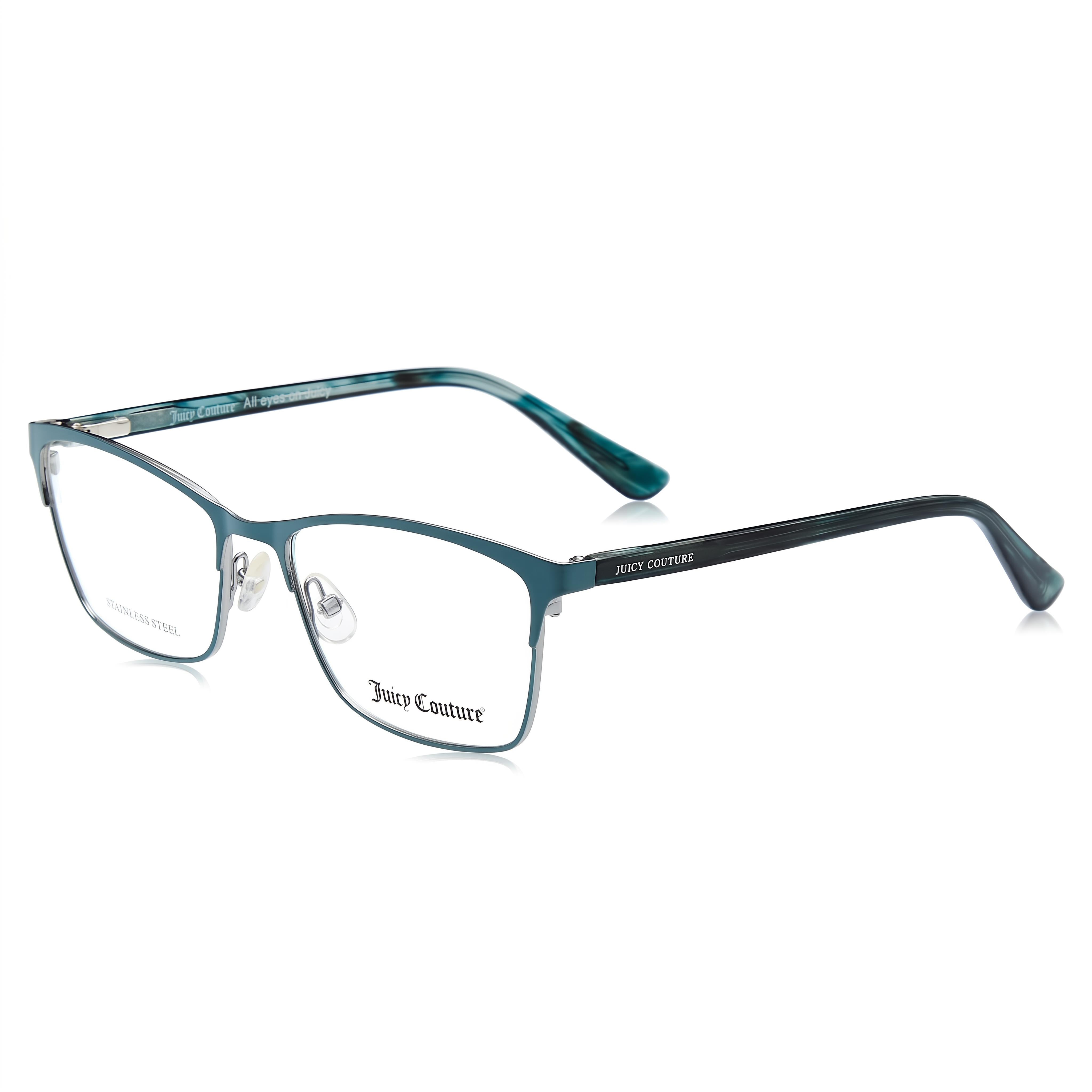 Gafas Unisex Cuadradas Teal Juicy Couture JU 232, Acero Aleado 52mm, Photo 1