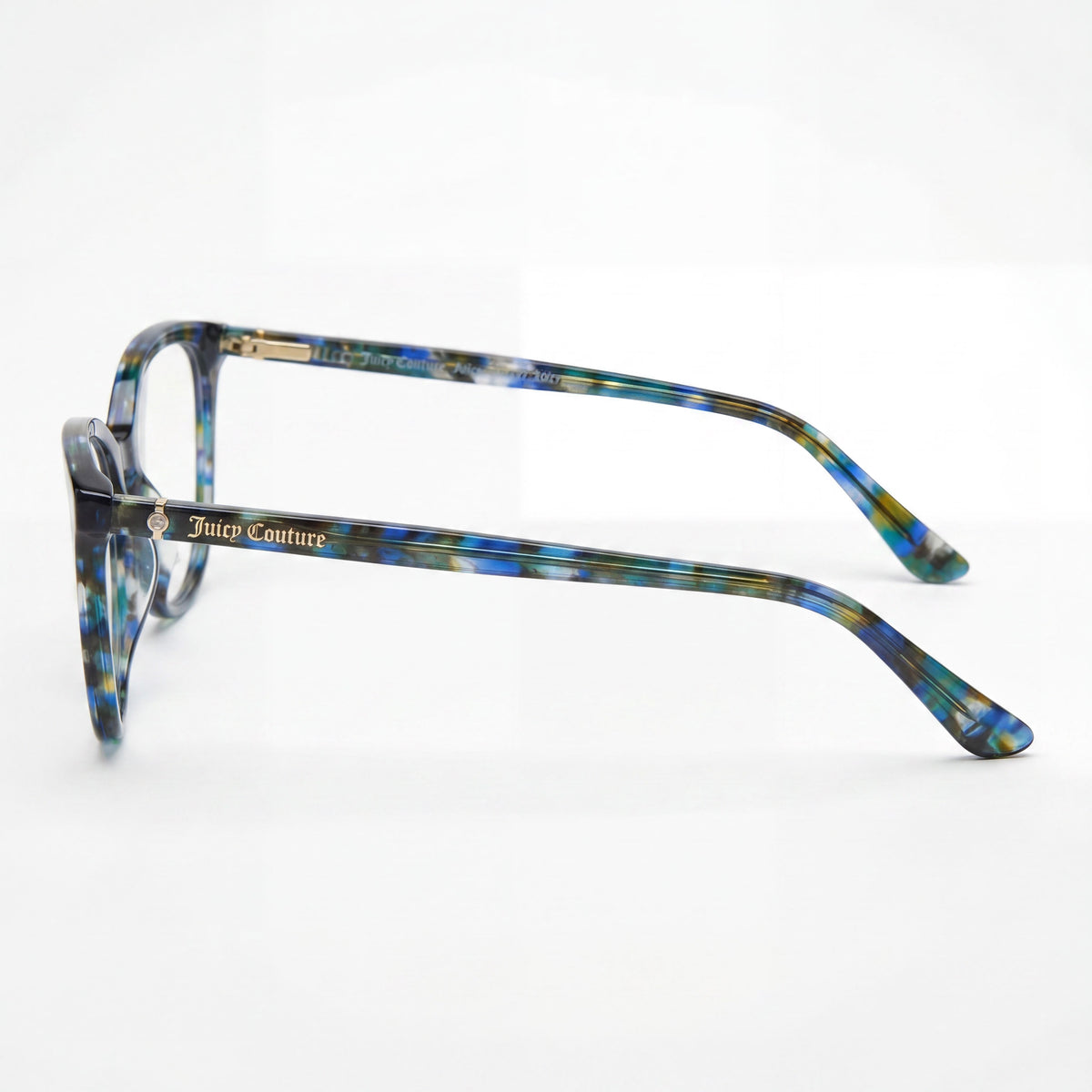 Gafas de sol Juicy Couture JU 235 de ojo de gato azules Havana para mujer, 52 mm, Photo 2
