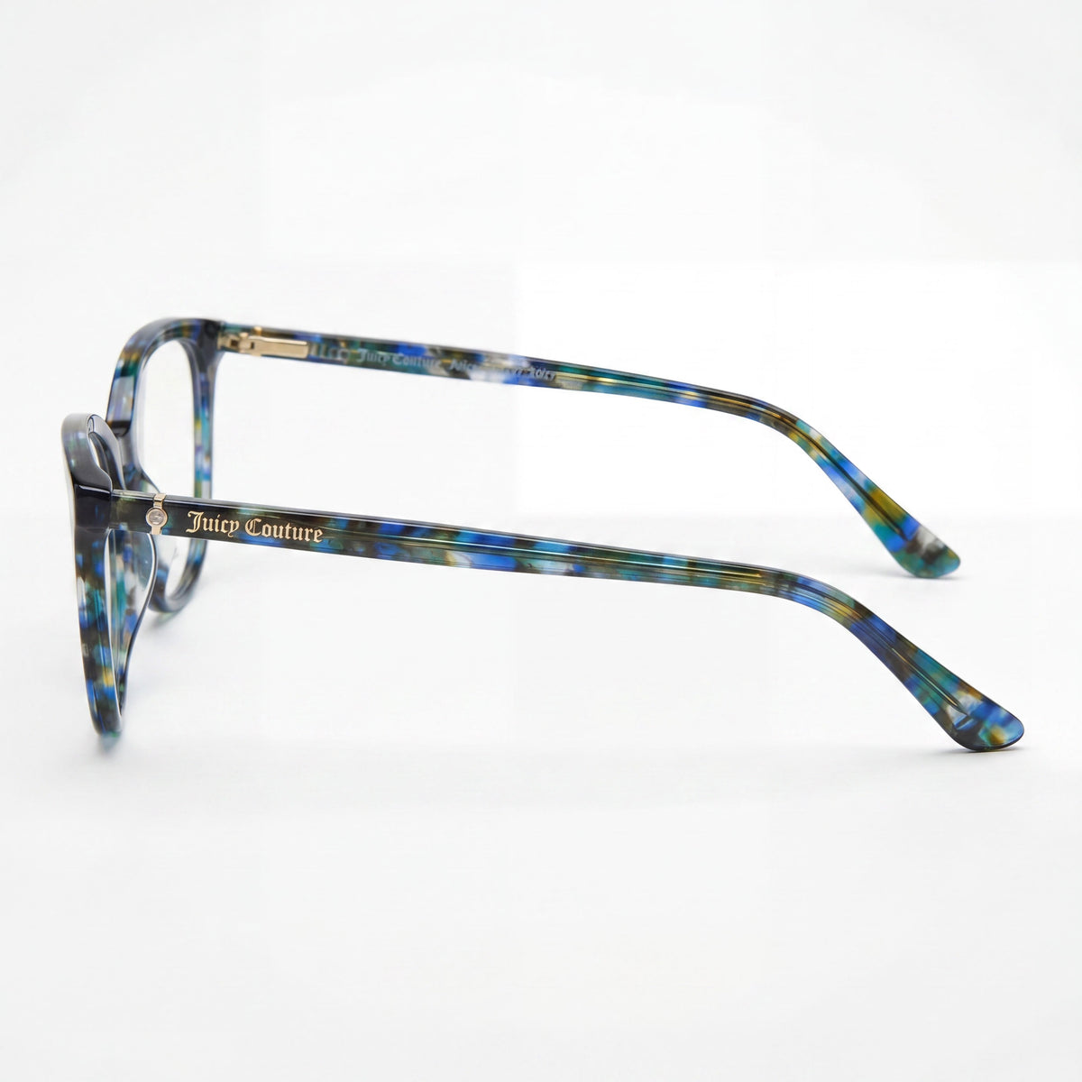Juicy Couture JU 235 Blue Havana Cat Eye Eyeglasses for Women, 52mm, Photo 2