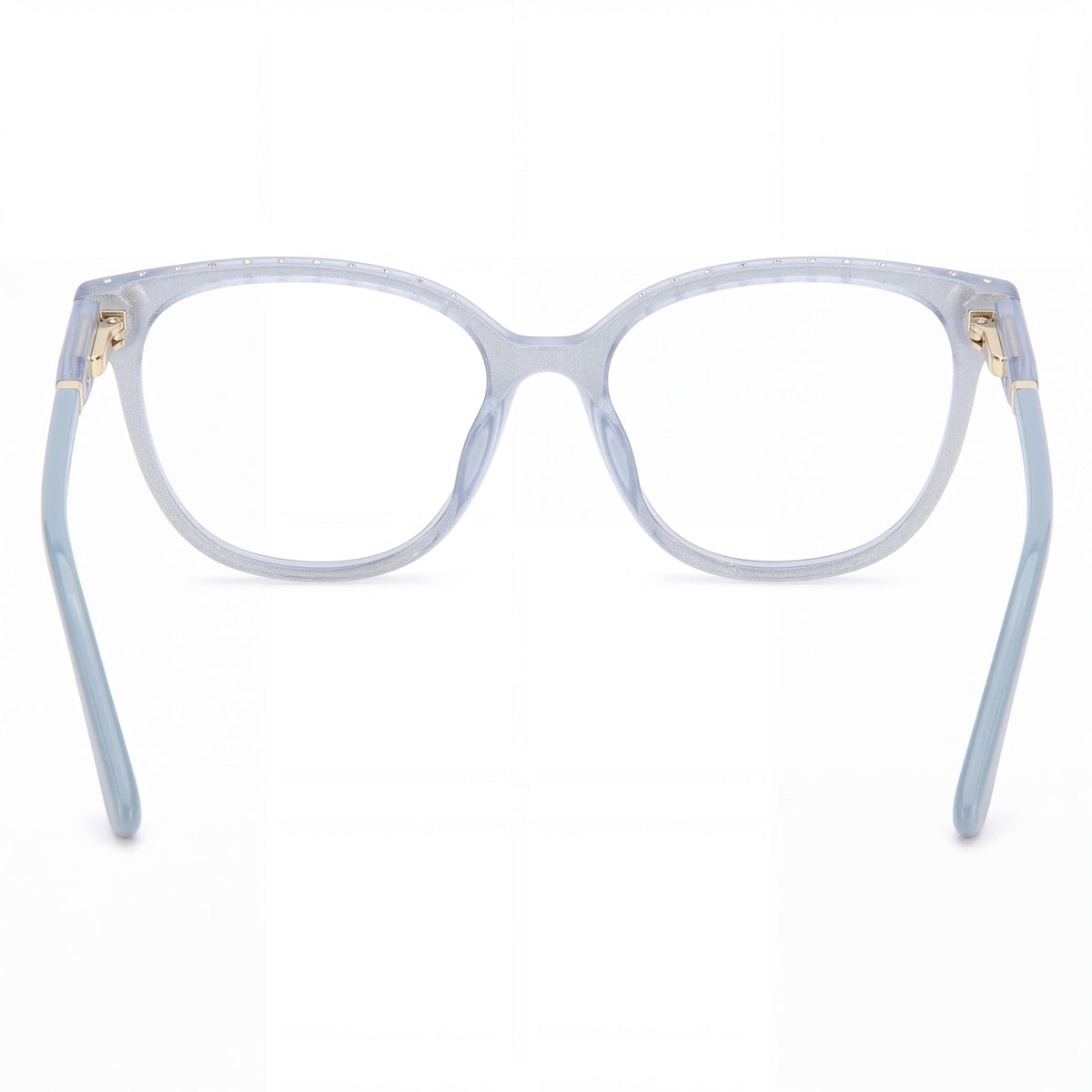 Lentes oftálmicos Juicy Couture JU 252 tipo ojo de gato, color azul, unisex, de plástico, Photo 3