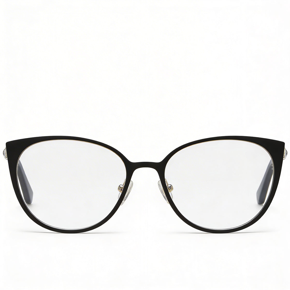Juicy Couture Matt Black Oval Eyeglasses Unisex, 51mm, Photo 2
