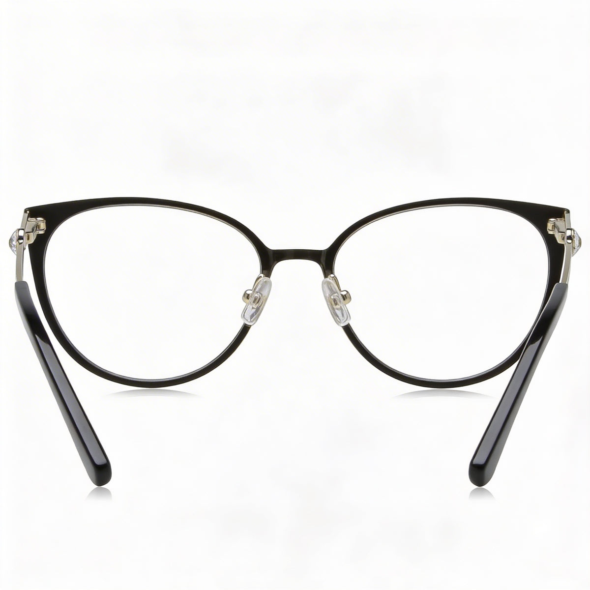 Juicy Couture Matt Black Oval Eyeglasses Unisex, 51mm, Photo 4
