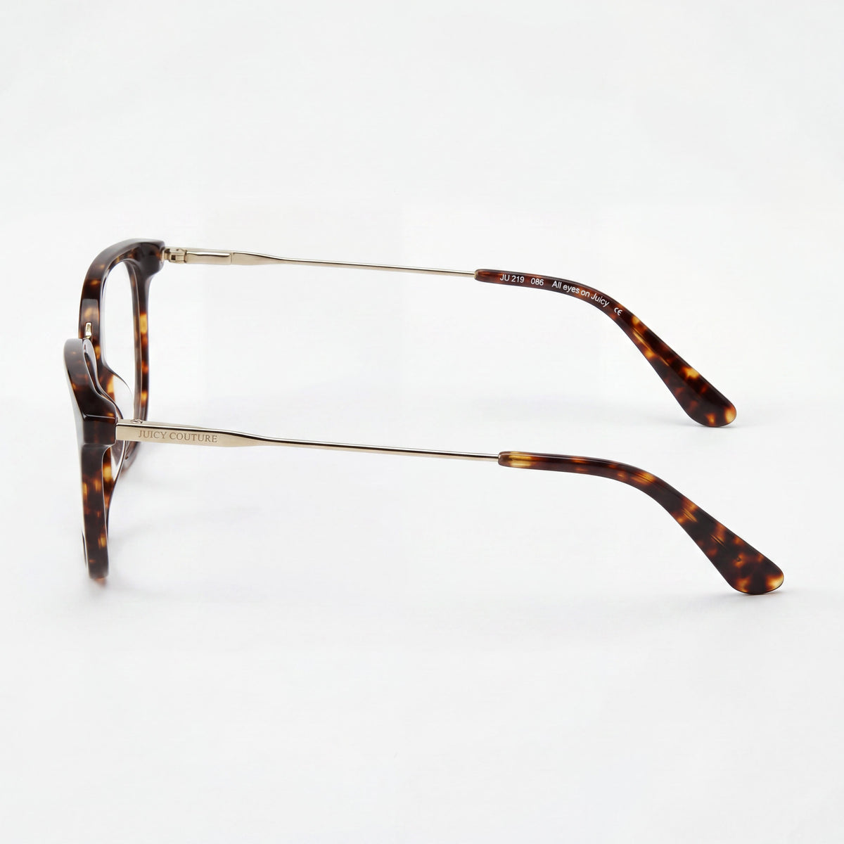 Juicy Couture Modern Havana Rectangle Eyeglasses for Women, 49mm, Photo 2