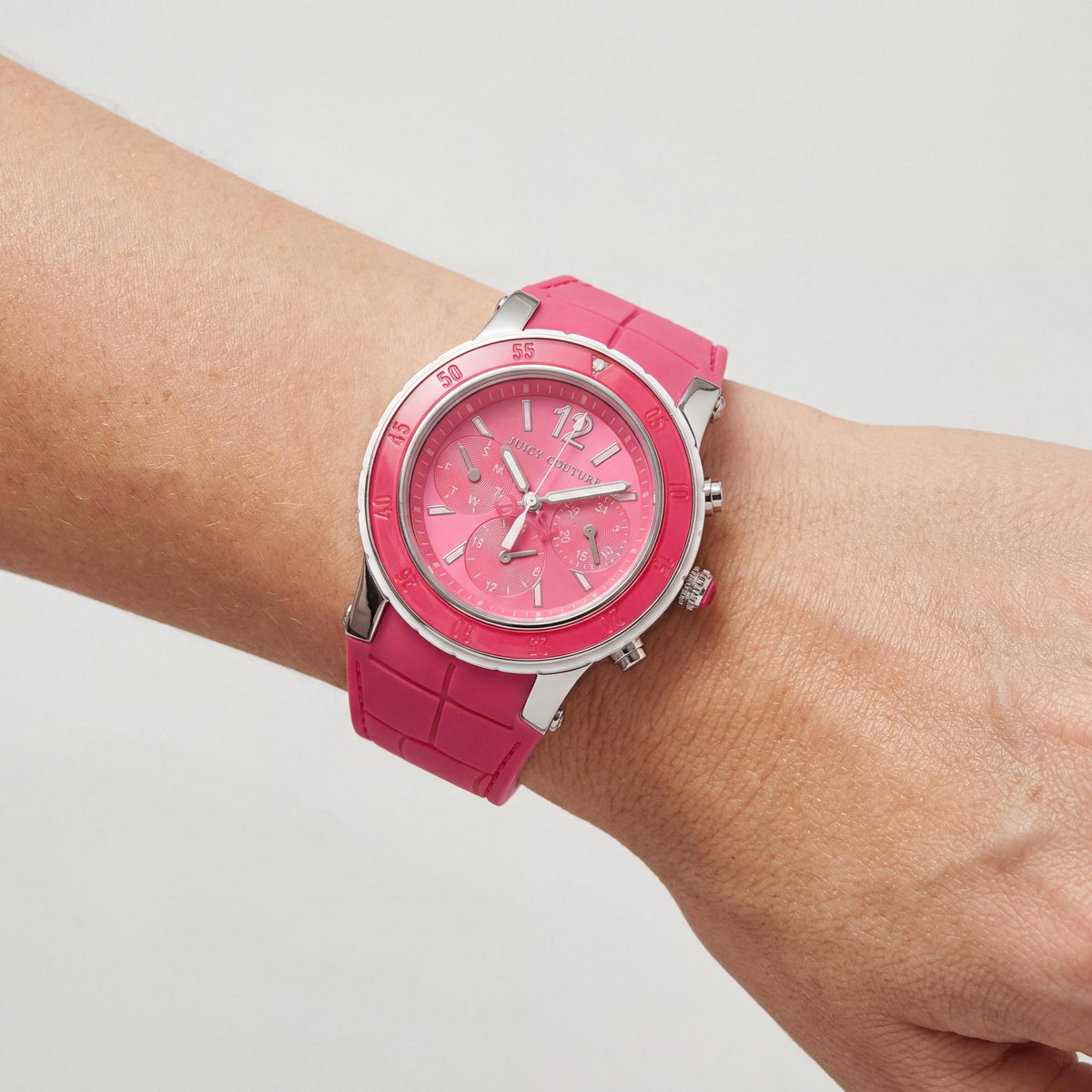 Juicy Couture Women's Pink Chronograph Watch, 40mm, Photo 4