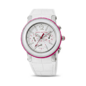 Juicy Couture White Dial Stainless Steel Women's Watch, 41mm