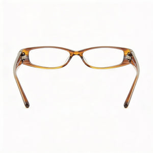 Just Cavalli 0289_050-51 Rectangle Eyeglasses Women — side view, Brown Acetate temples