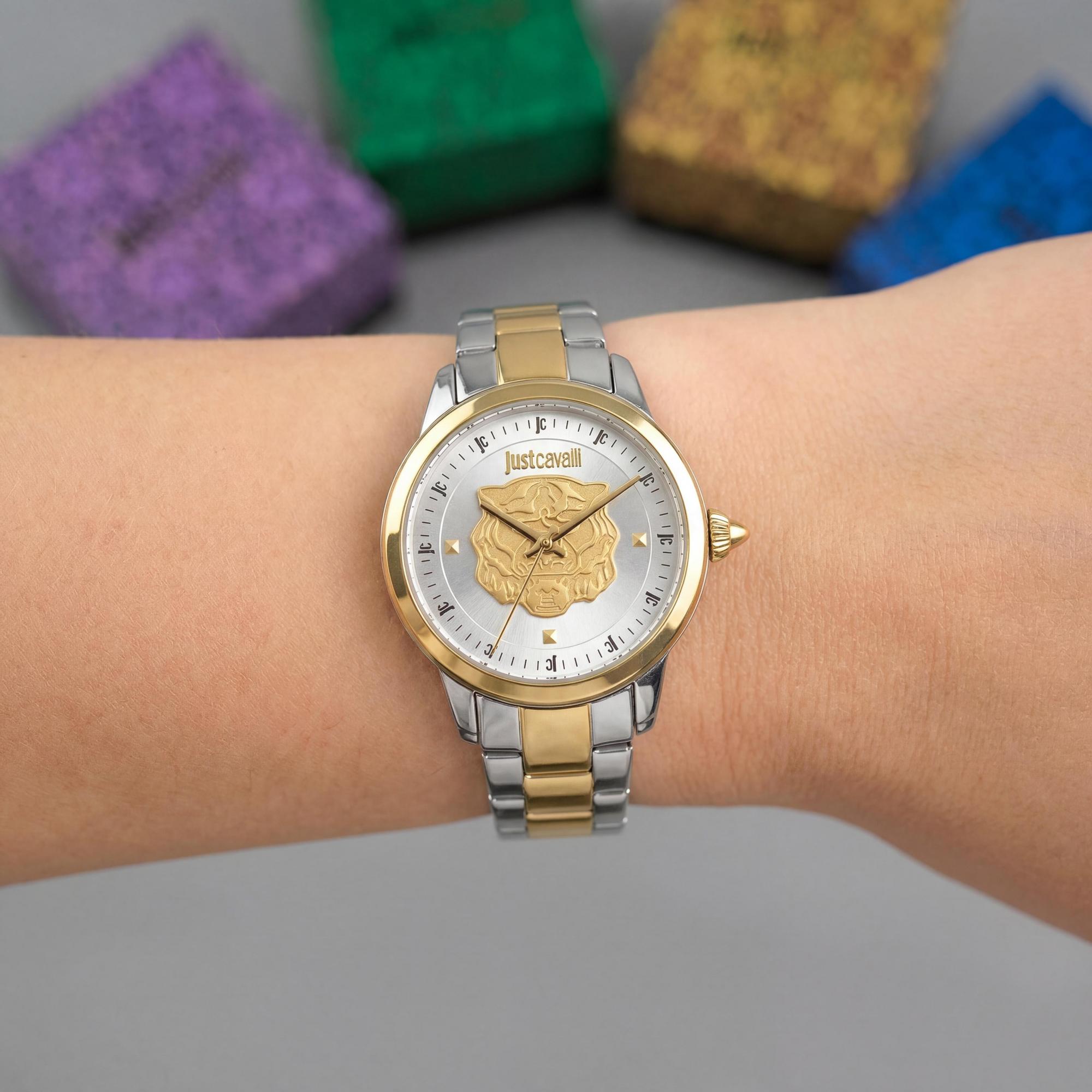 Reloj Just Cavalli de pulsera para mujer, esfera de dos tonos de 30 mm, Photo 3