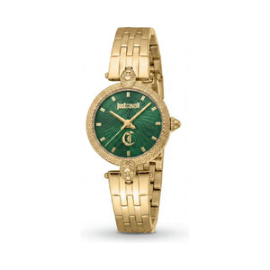 Just Cavalli Fashion Bottle Green Dial Stainless Steel Women's Watch, 28mm
