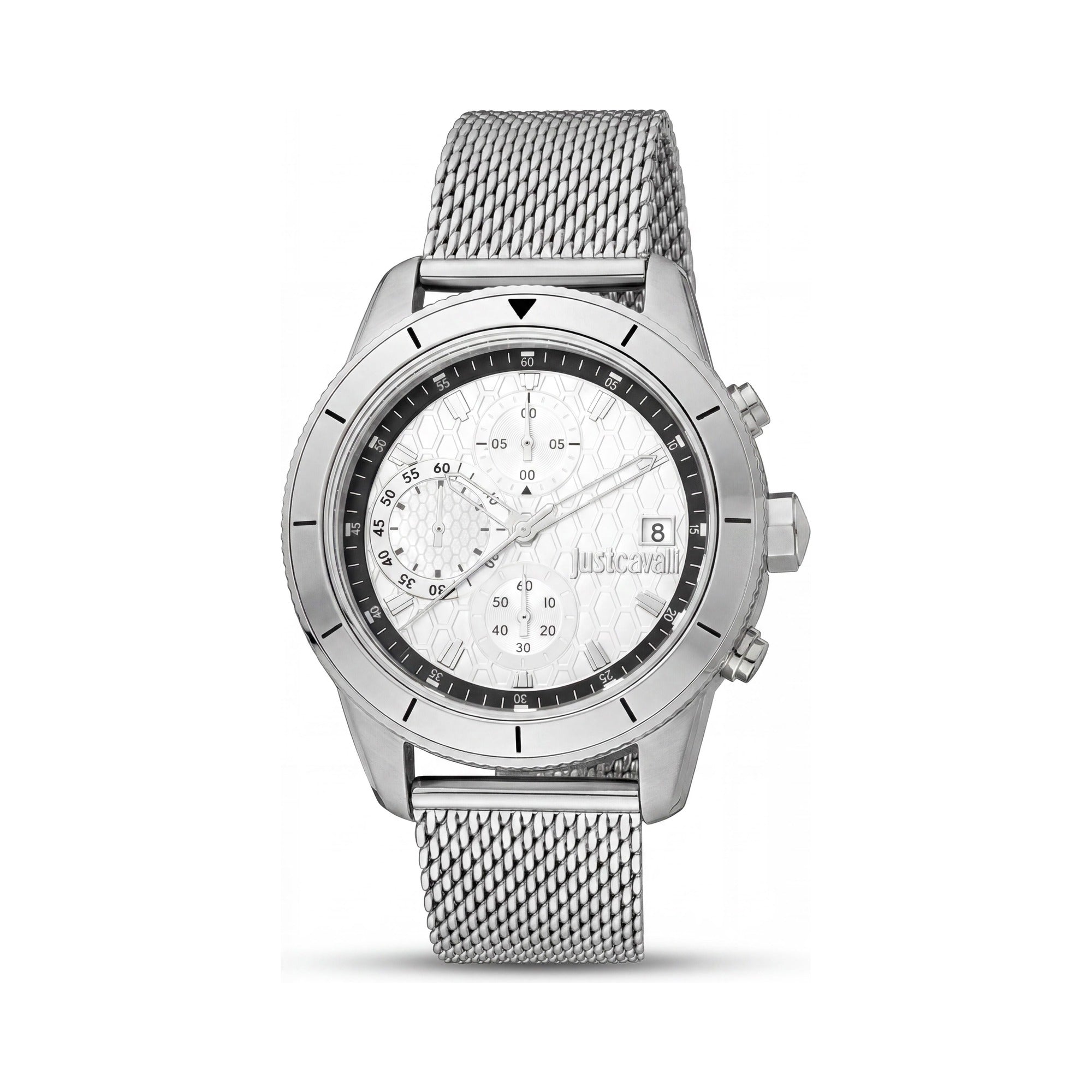 Just Cavalli Men's Stainless Steel Watch, Silver Dial 40mm, Photo 1