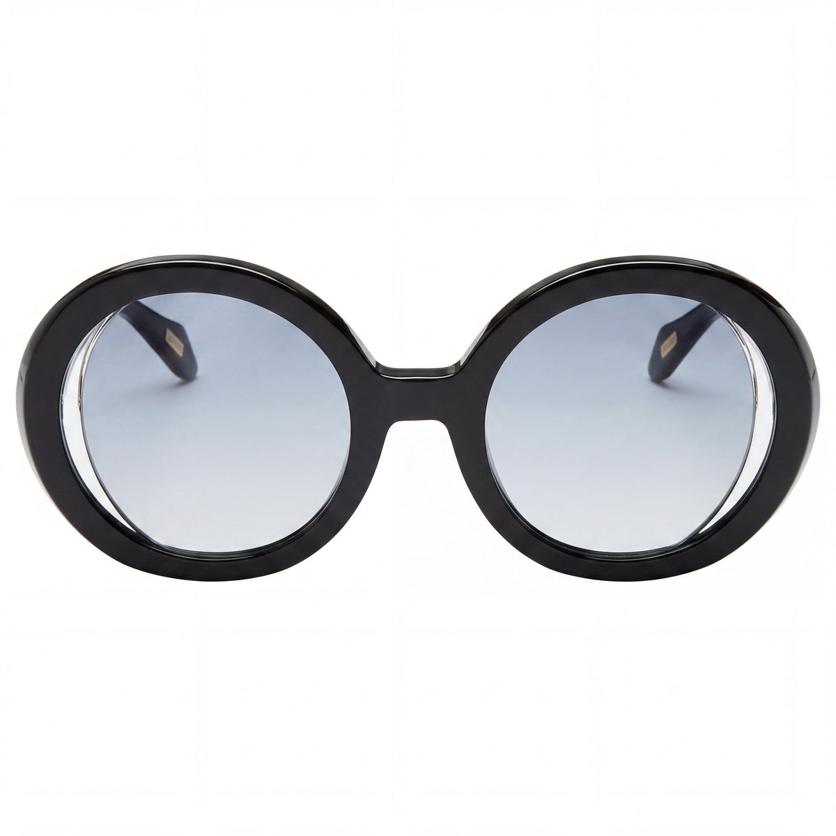 Gafas de sol redondas para mujer Just Cavalli SJC028 en negro brillante, 51 mm, Photo 2