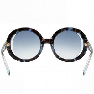 Just Cavalli SJC028 Round Sunglasses for Women — interior view, Non-Polarized lens detail