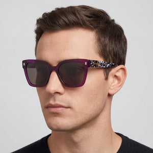 Just Cavalli SJC044 Violet Sunglasses Men — lifestyle wear, road trips and long highway drives