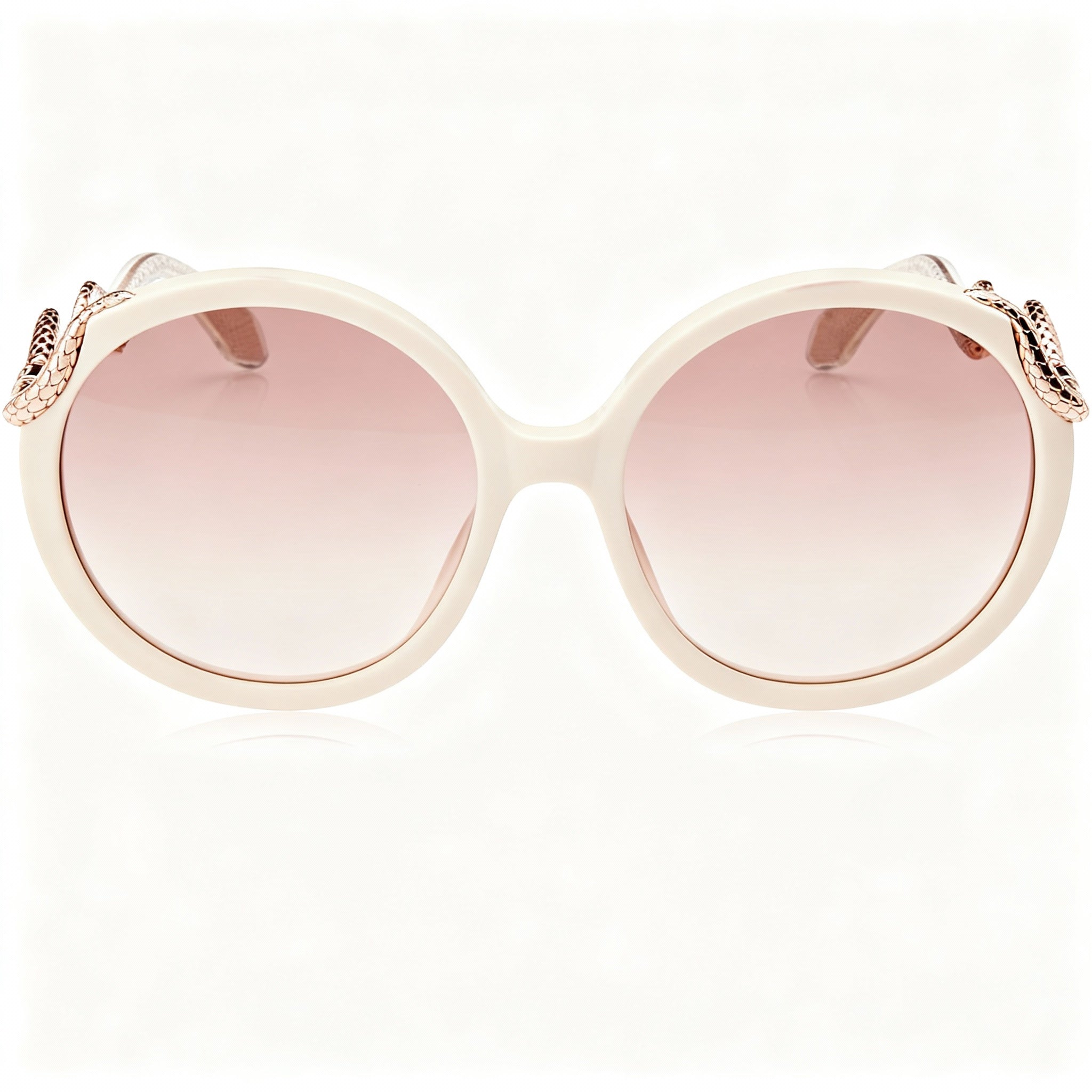 Gafas de sol redondas unisex Just Cavalli SRC004M oro rosa, 59 mm, Photo 2