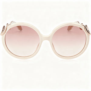 Just Cavalli SRC004M Round Sunglasses Unisex — front view, Metal frame