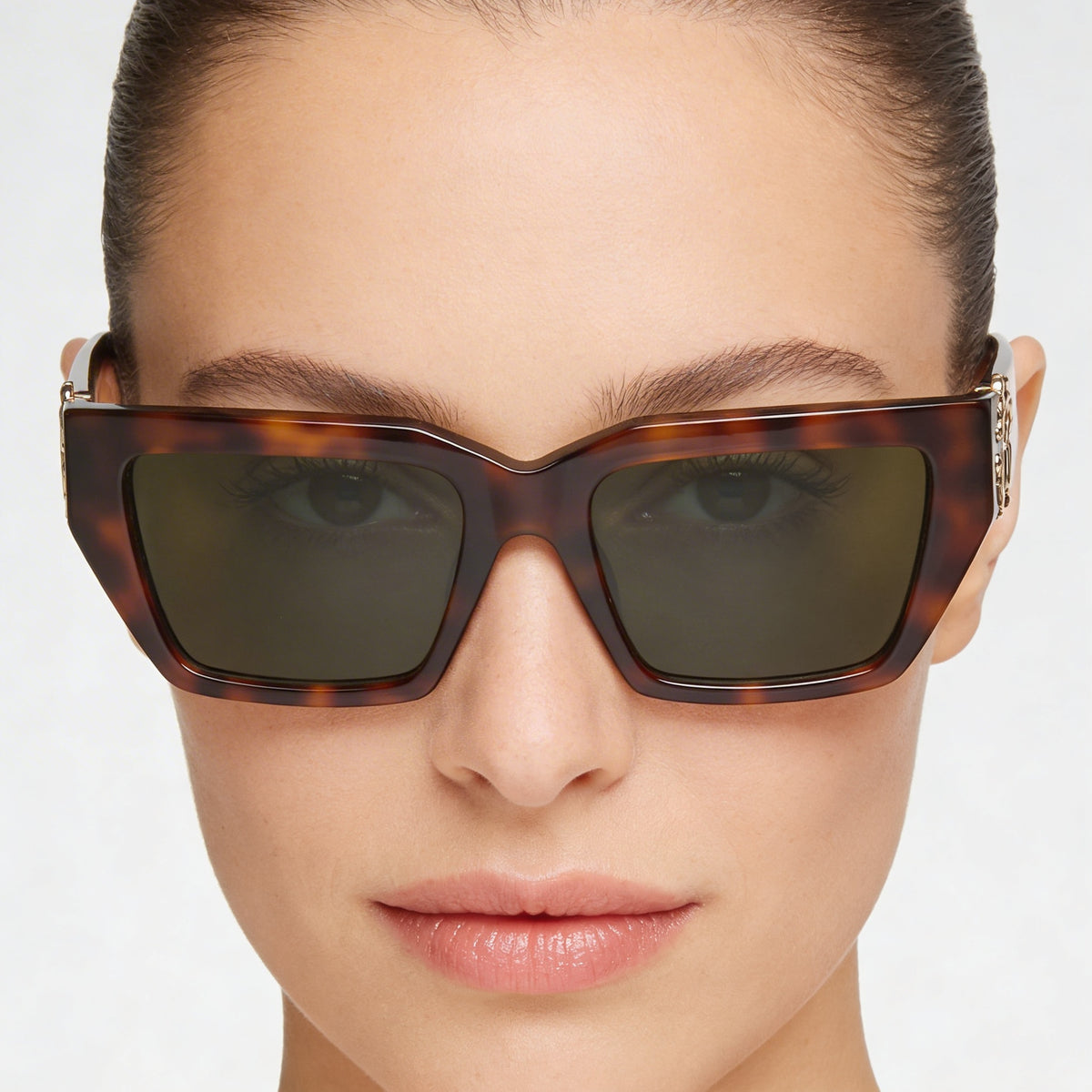 Just Cavalli SRC016M Black Rectangle Sunglasses for Women, 53mm, Photo 4